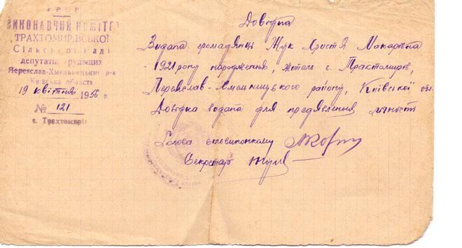 Замість паспорта